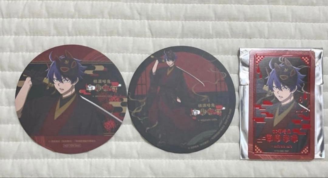 新品】桃源暗鬼 アニメイトカフェ 一ノ瀬四季 コースター 箔押しカード