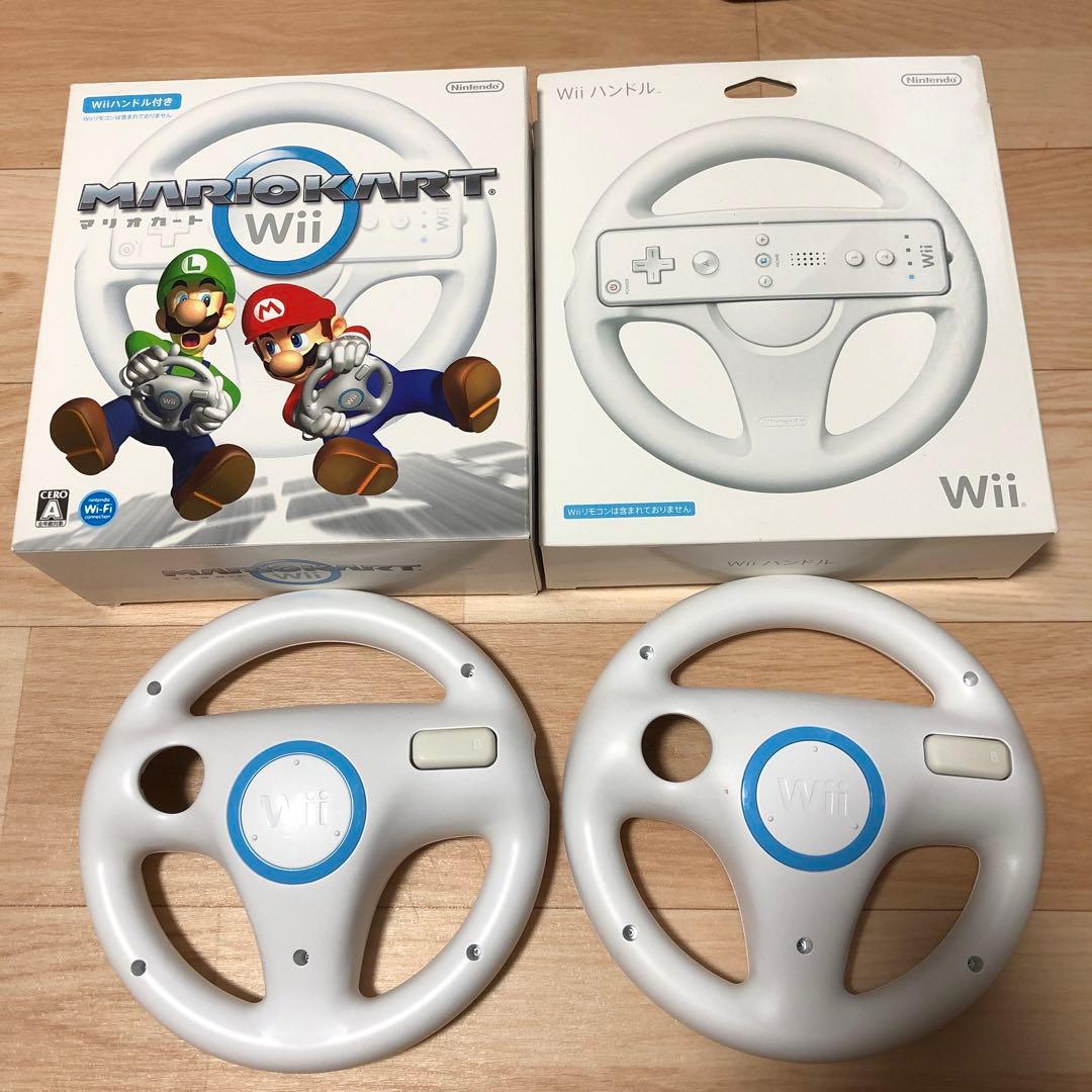 wii マリオカート ハンドル 箱付き 箱 ジャンク品 - メルカリ