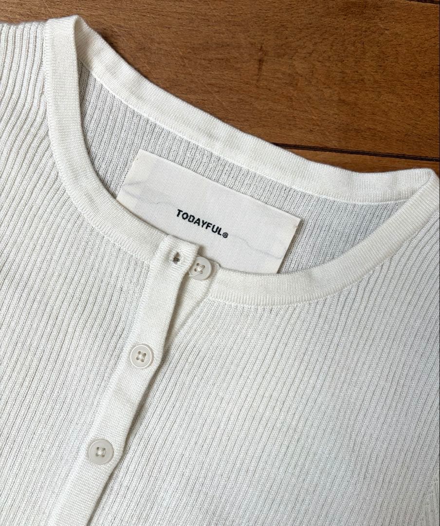 試着のみ】TODAYFUL Silkwool Knit Cardigan - メルカリ