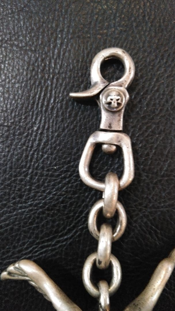 こ*ば様 THIRTEENDESIGNS ウイングスカルキーチェーン142g 9 - メルカリ