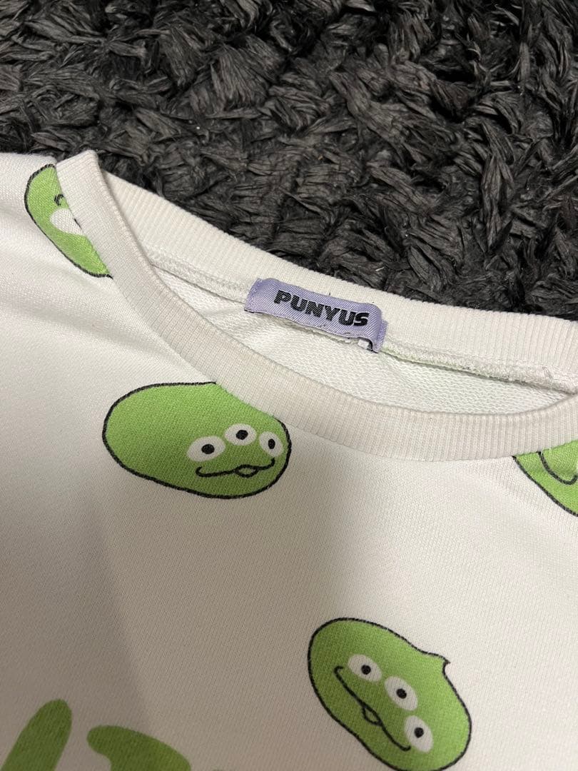 希少】PUNYUS×ディズニーリトルグリーンメン スウェット Lサイズ