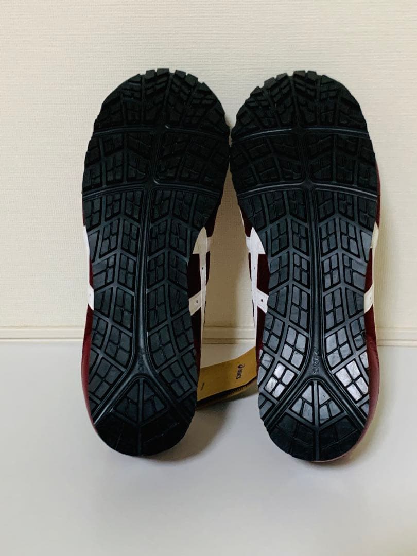 アシックス安全靴 JSAA合格品 チリフレーク×ホワイト 28.0cm