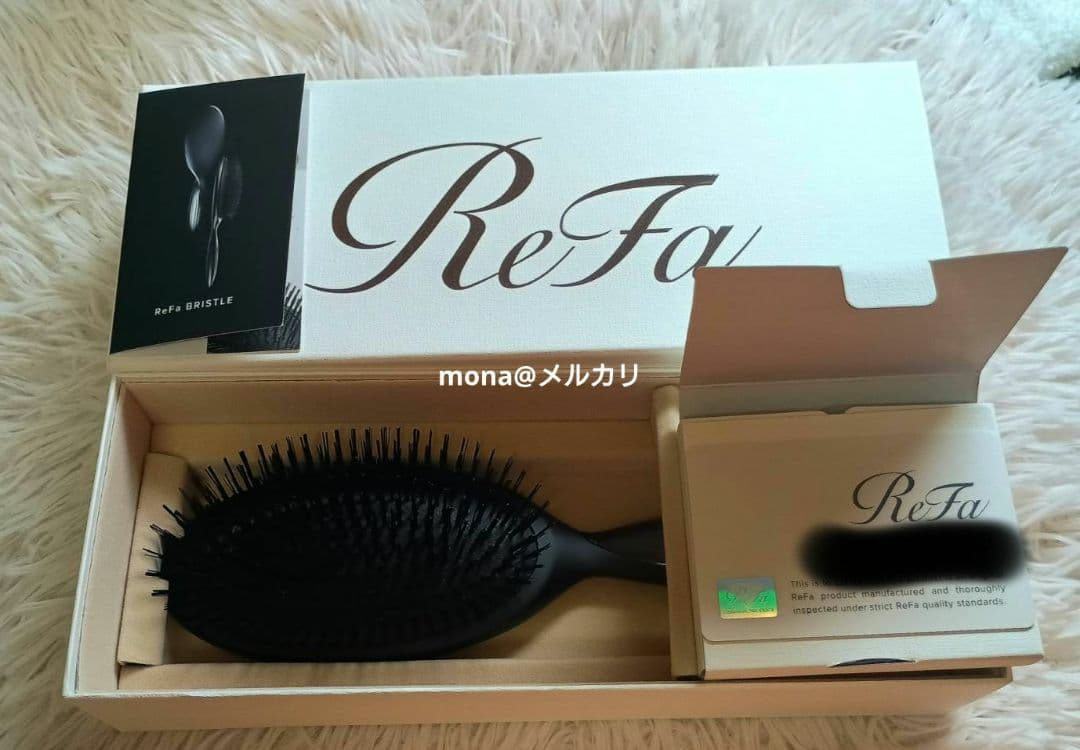 【新品未使用】リファ　ブリッスル 100％天然猪毛ブラシ「ReFa BRISTLE（リファブリッスル）」新発売