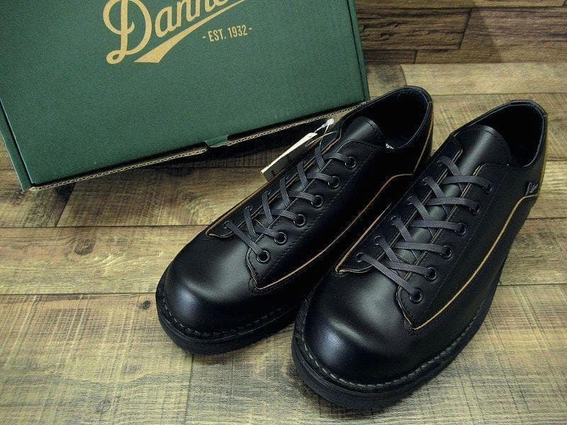 新品 ダナー ブルランロー 茶芯 軽量 レザー シューズ ブーツ 黒 27.0①