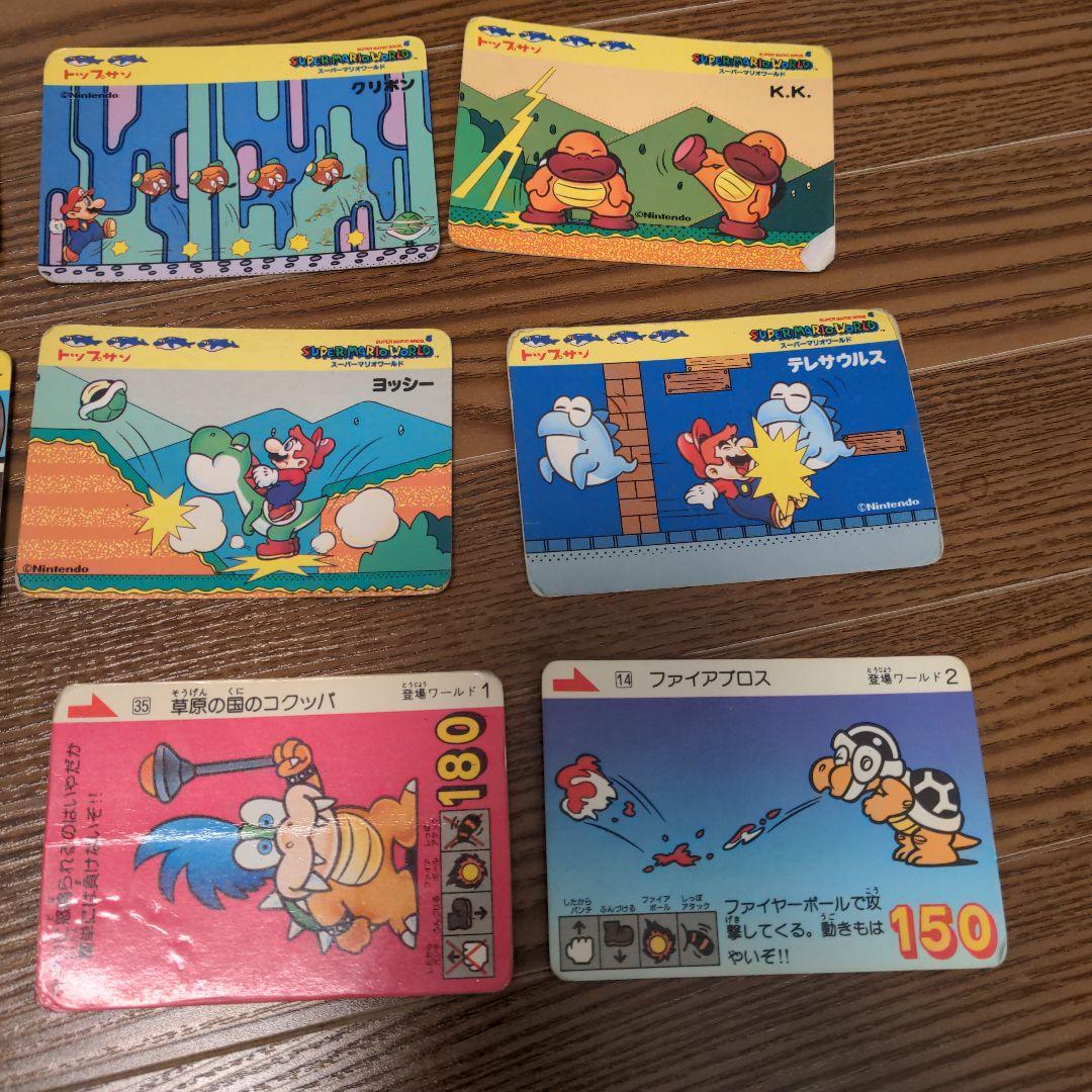 まとめ マリオカード スーパーマリオワールド マリオブラザーズ等26枚