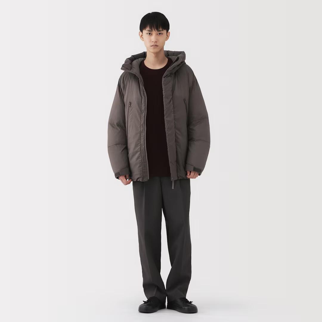 MUJI Labo 紳士 ダウンジャケット ダークモカブラウン L - メルカリ