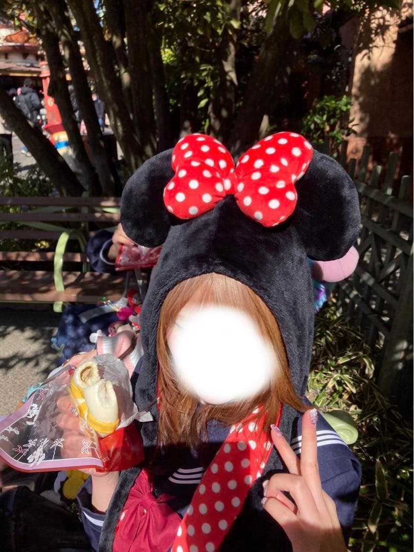 ディズニー ファンキャップ マフラーキャップ ミニーちゃん