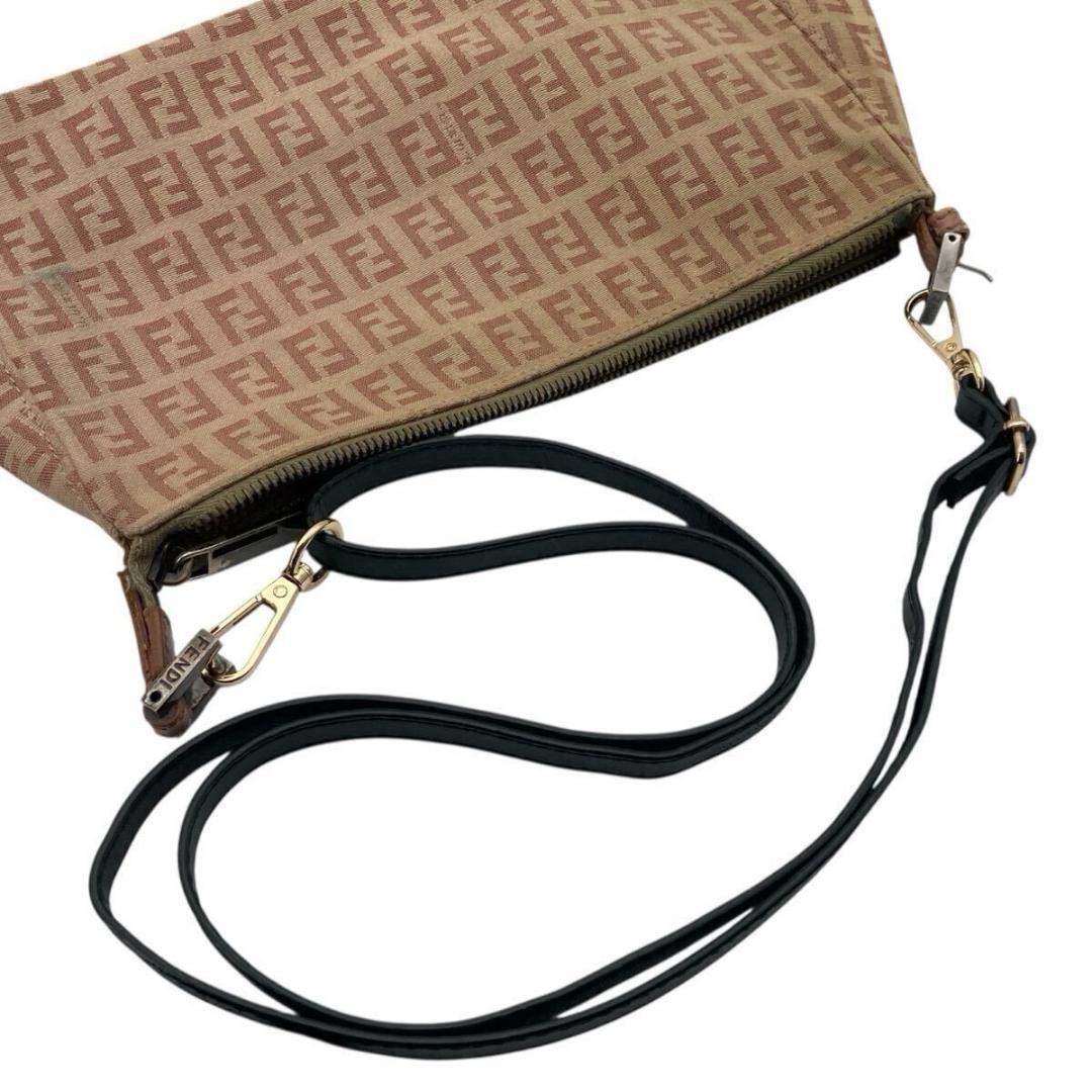 ヴィンテージ フェンディ ズッキーノ キャンバス 2way ショルダー