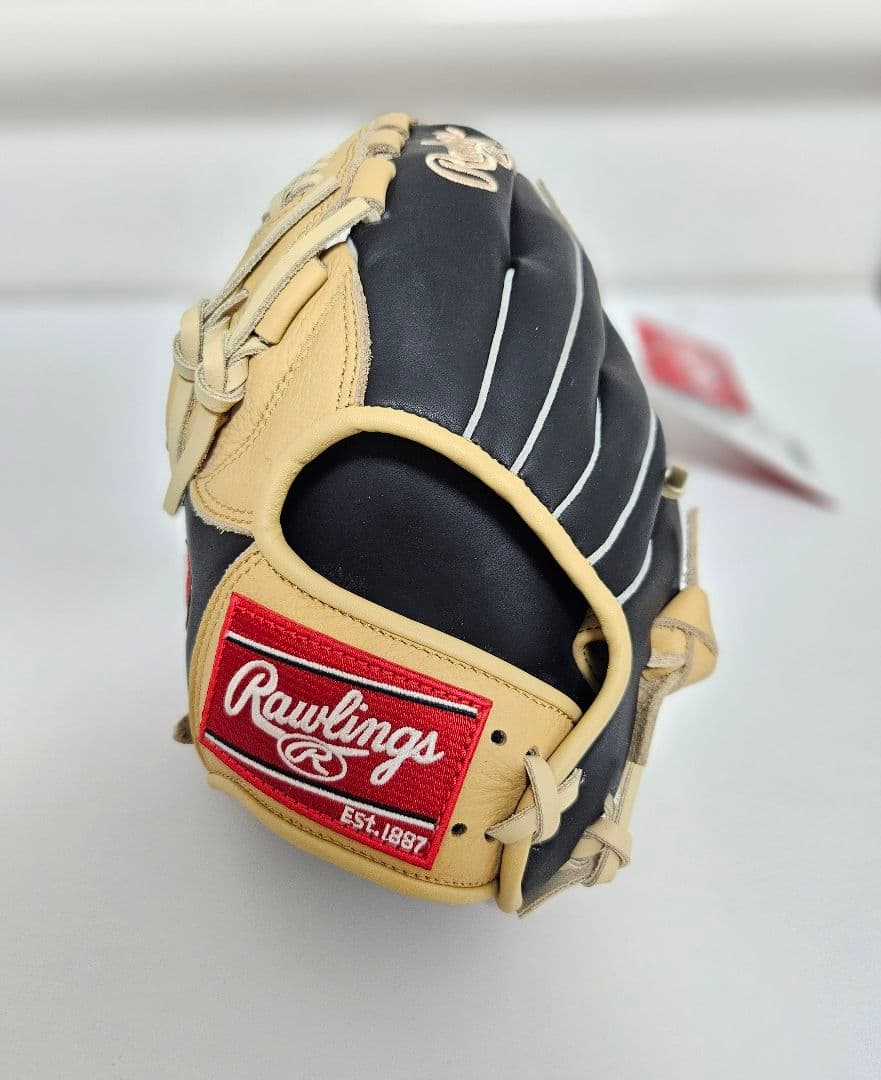 Rawlings 軟式グローブ 黒/ベージュ - メルカリ