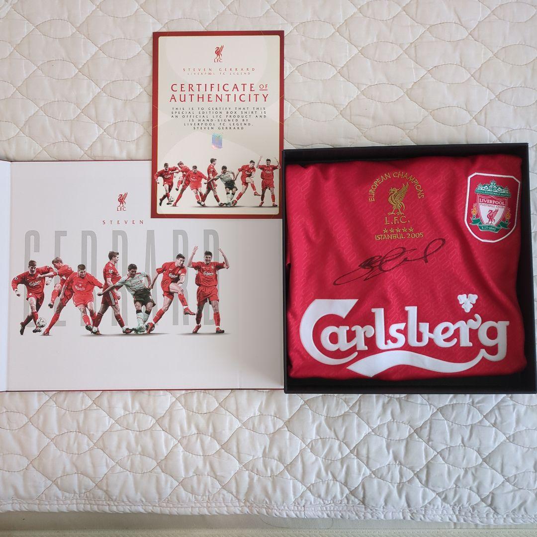 リバプール スティーブン・ジェラード サイン入りユニフォーム
