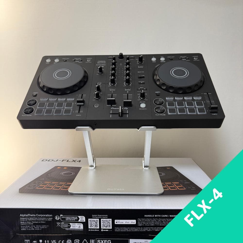 PIONEER DJ DDJ-FLX4 DJコントローラー DDJ-FLX4 - マルチアプリ対応2ch DJコントローラー (Black)