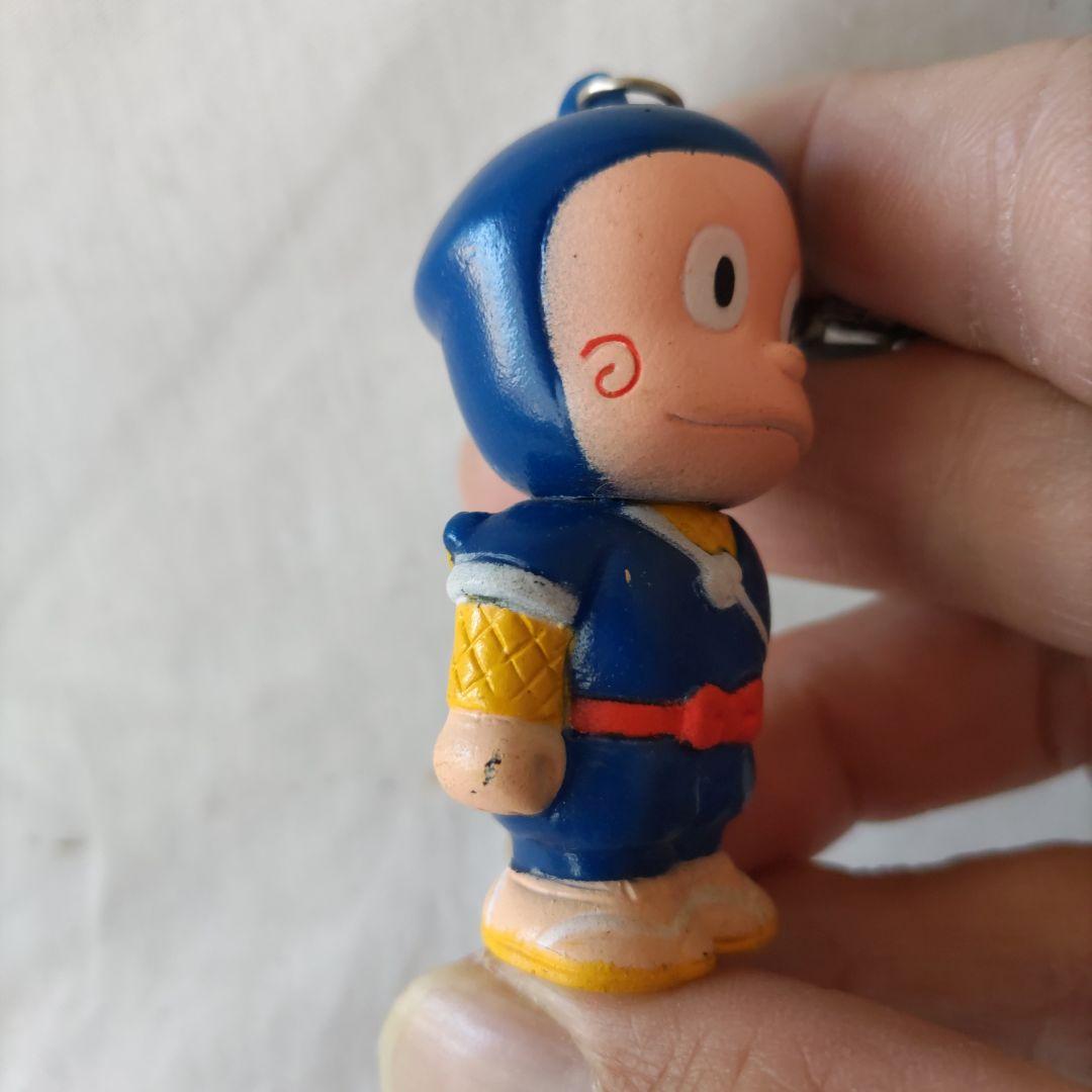 □ 昭和レトロ 当時物 忍者ハットリくん キーホルダー ソフビ □ 藤子