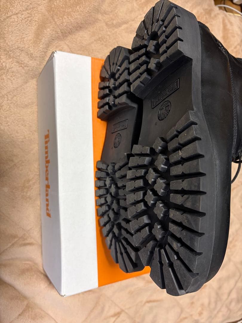 Timberland ブラックレザーブーツ　28.5cm