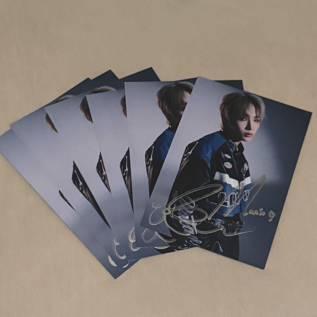 BAE173 ムジン キムヒョヌ 直筆サイン入りポストカード6枚セット
