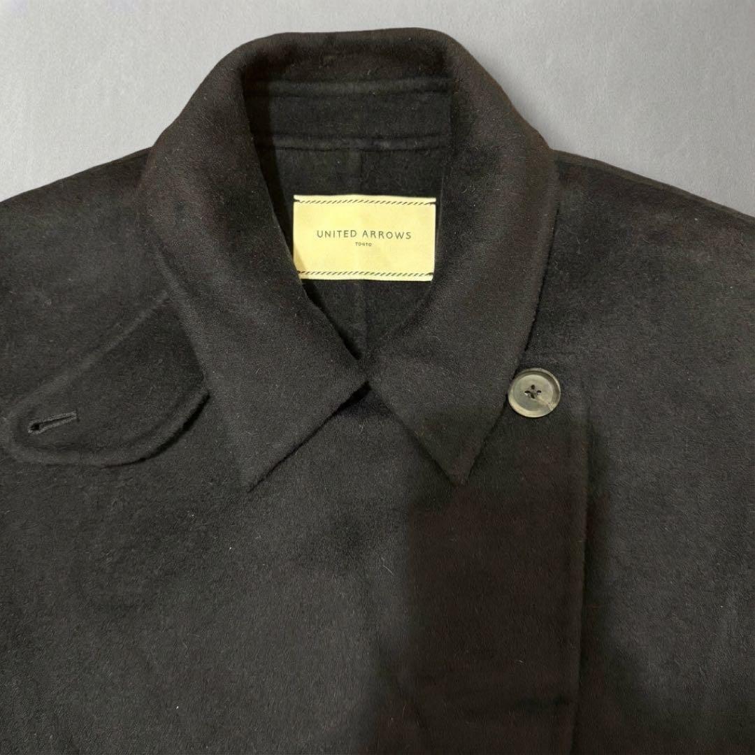 超美品 完売品23AW ユナイテッドアローズ リバー ミドル ピーコート36