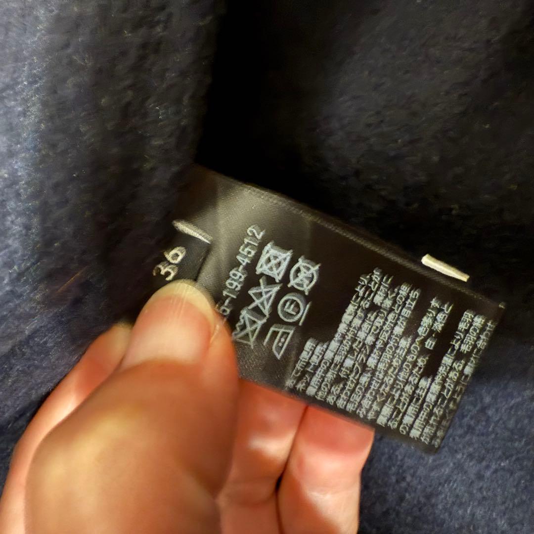 超美品 完売品23AW ユナイテッドアローズ リバー ミドル ピーコート36