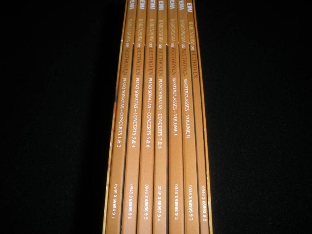 6 DVD バレンボイム ベートーヴェン ピアノソナタ 全集 マスタークラス