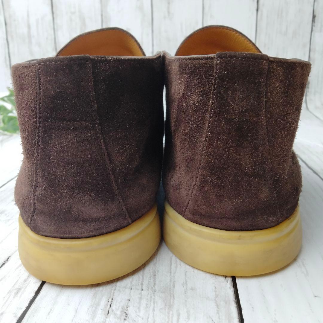 ロロピアーナ【希少】スウェードレザーシューズ　28.5cm　スリッポン　モカシン