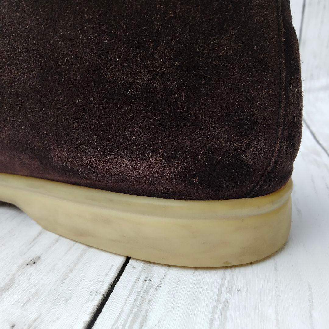 ロロピアーナ【希少】スウェードレザーシューズ　28.5cm　スリッポン　モカシン