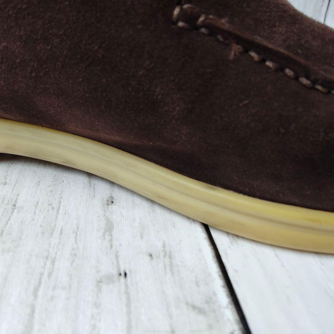 ロロピアーナ【希少】スウェードレザーシューズ　28.5cm　スリッポン　モカシン