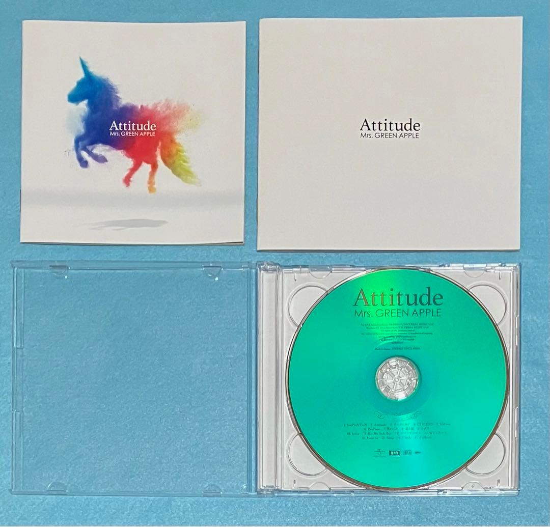 正規品Mrs.GREEN APPLE Attitude 初回限定盤 CD DVD - メルカリ