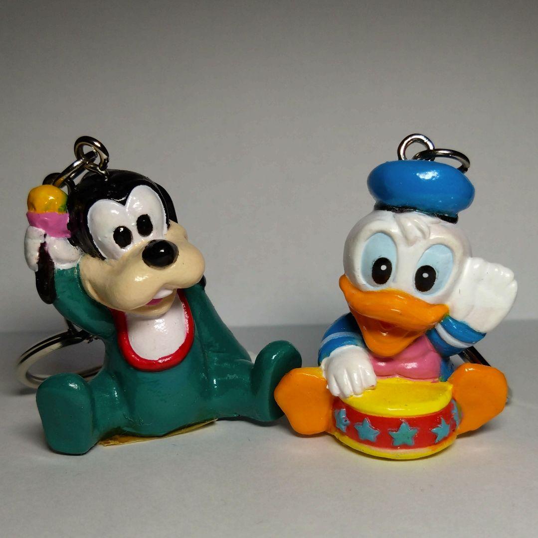 ディズニー キーホルダー フィギュア グーフィー ドナルドダック