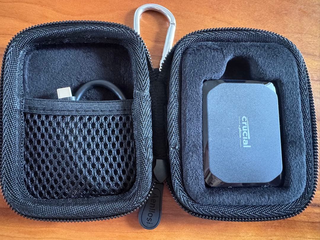 【新品未使用 ケース付き】Crucial X9 外付け SSD 1TB Crucial X9 Portable SSD 1TB」をレビュー。ゲーム機のストレージ拡張