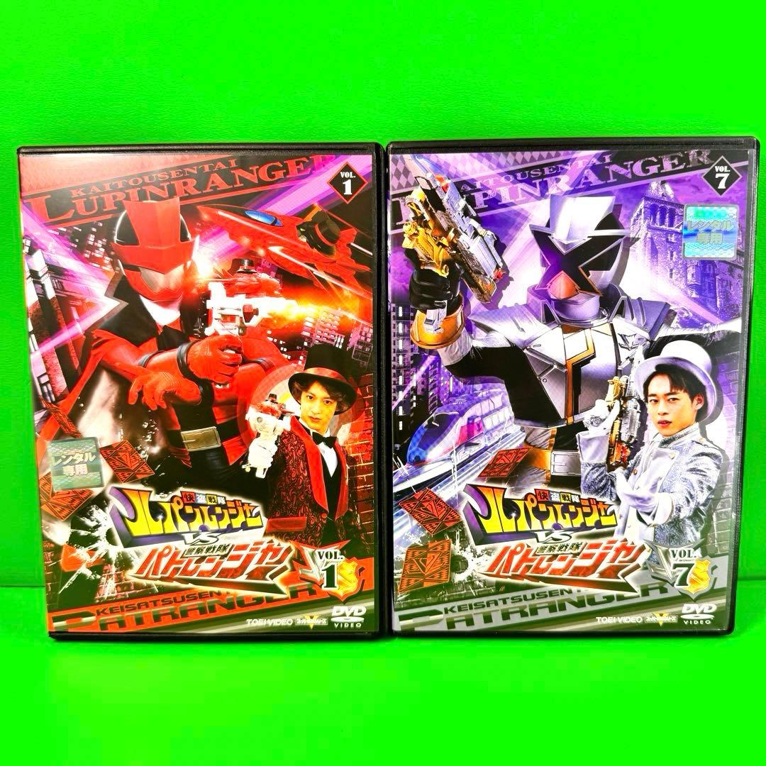 ケース付 快盗戦隊ルパンレンジャーvs警察戦隊パトレンジャー DVD 全12