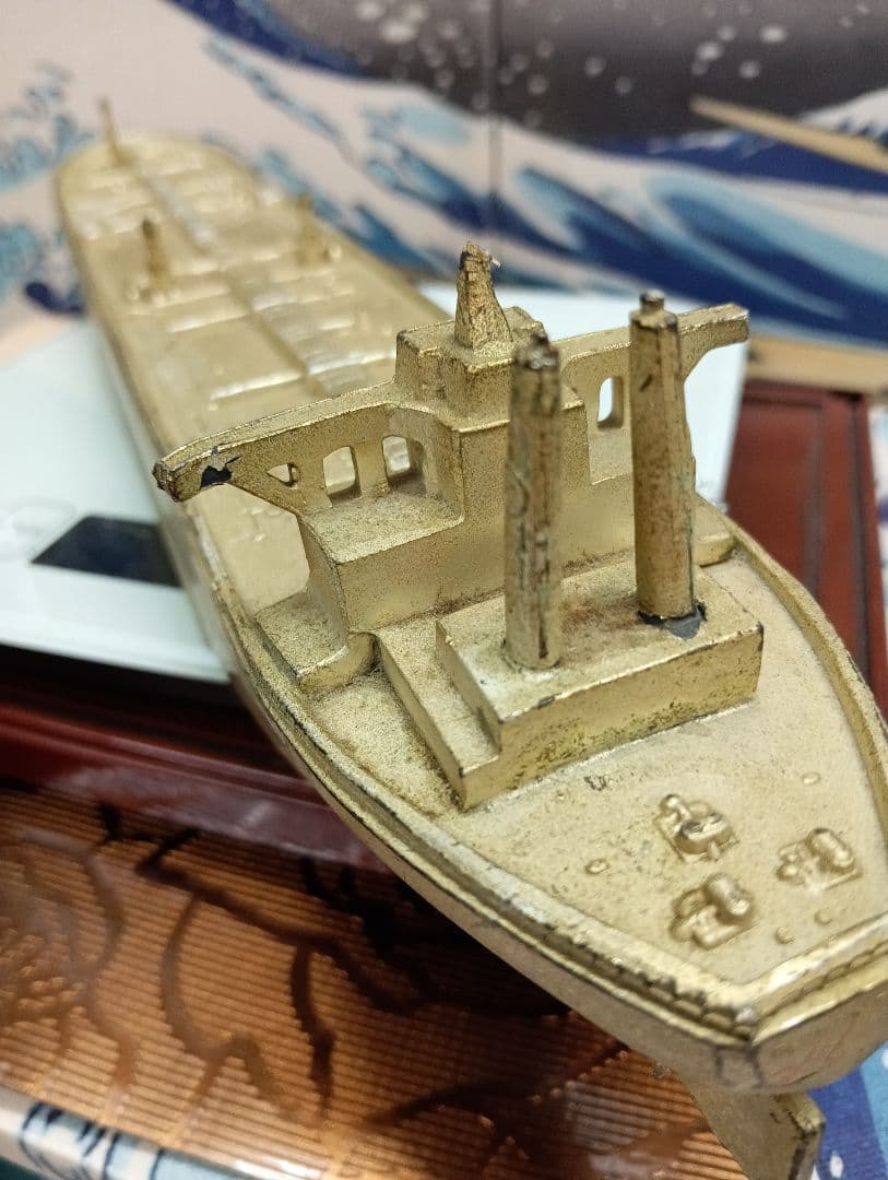 グロブティックトーキョータンカー1973年当時物金属製模型オブジェ