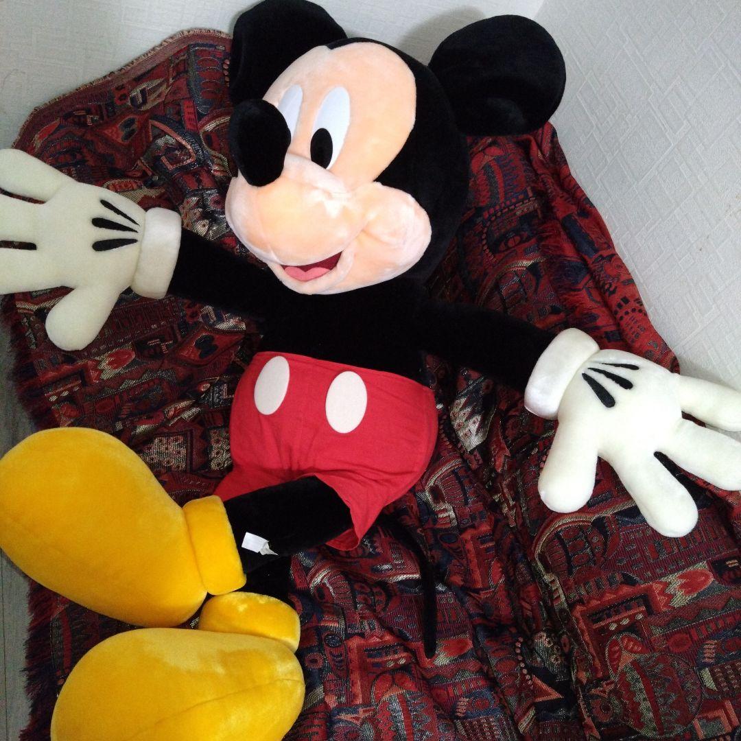ミッキーマウス ぬいぐるみ特大 サイズ - メルカリ