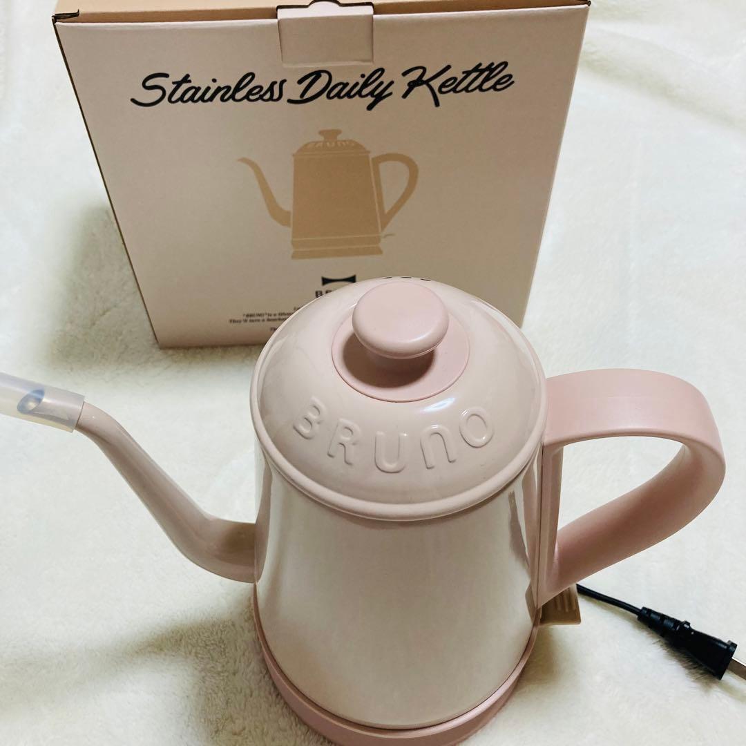 Bruno 電気ケトル ピンクベージュ - メルカリ