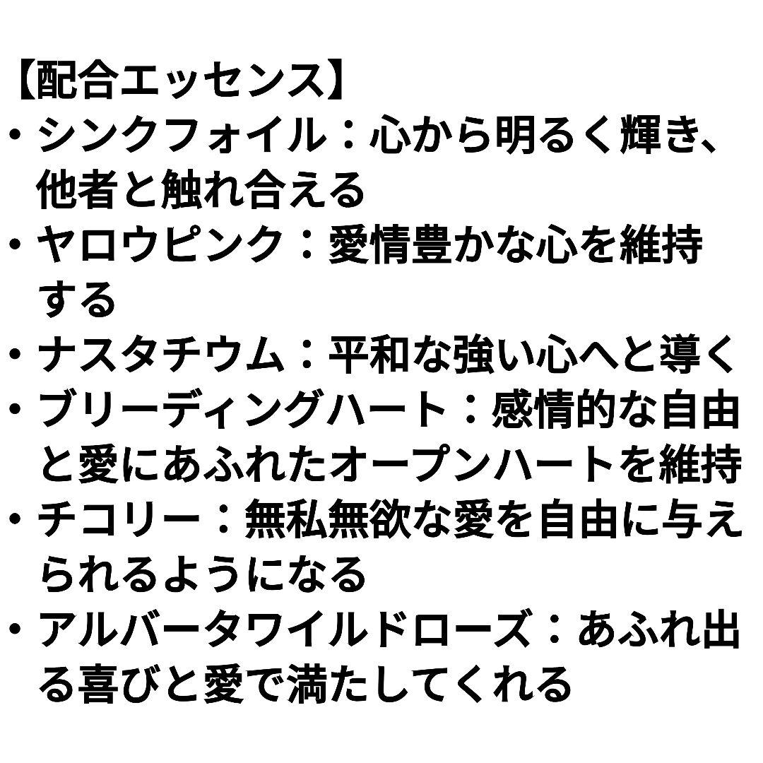 【予約品】ウォーミングハート《DTWフラワーエッセンス》フォーミュラ