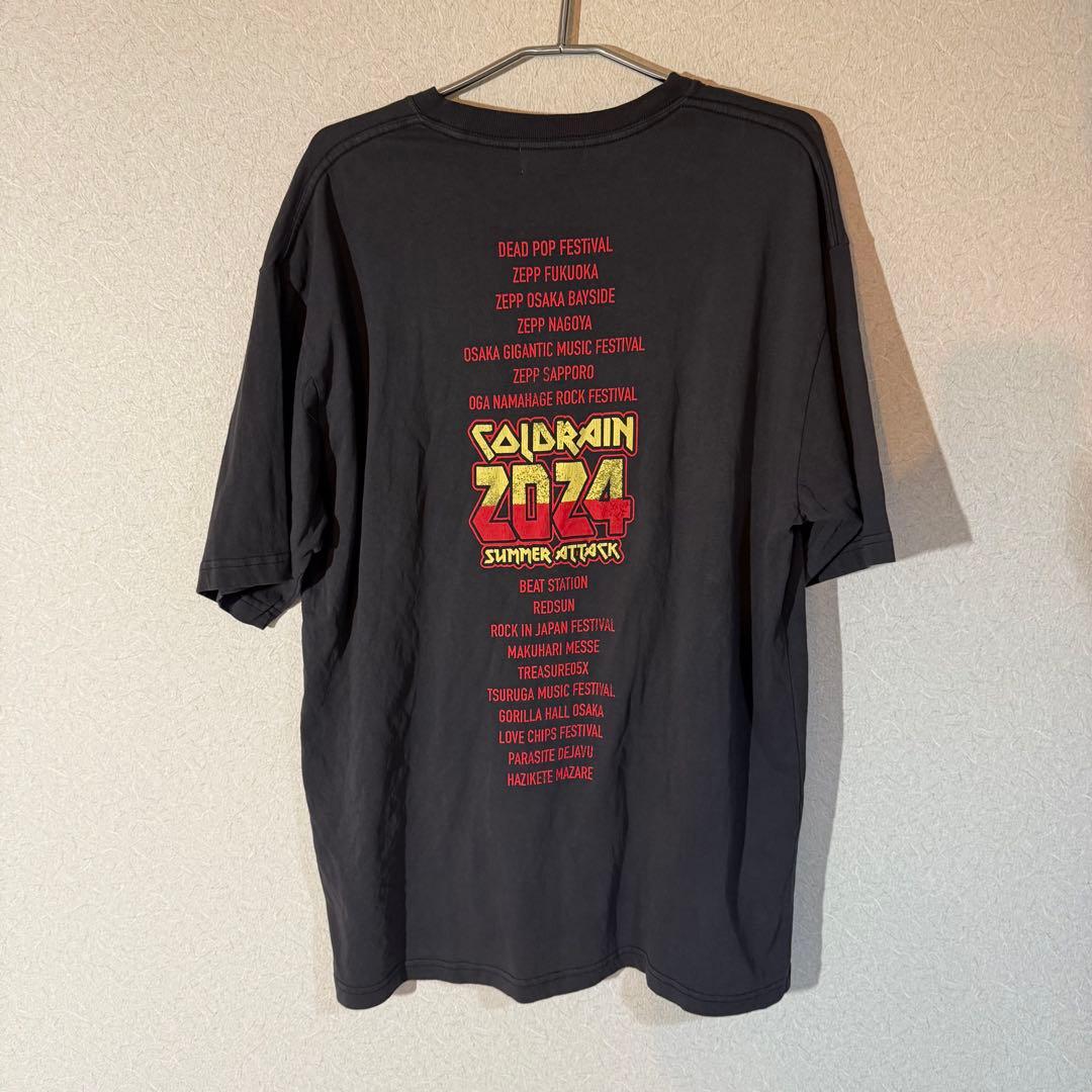 coldrain 2024 SUMMER ATTACK Tシャツ XXL 2XL-全商品超特価