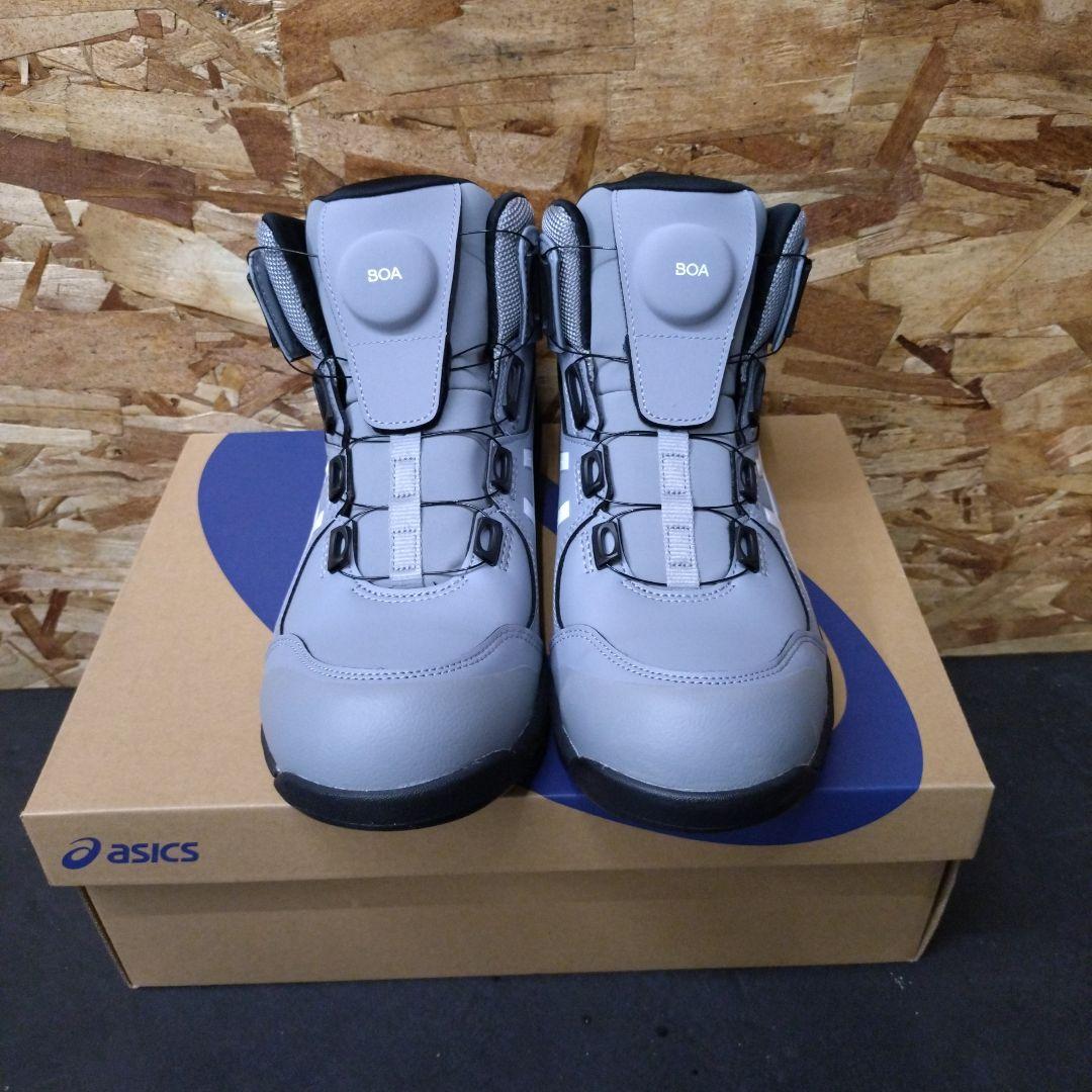 【即決希望】 asics/アシックス 27.0cm BOAシステム安全靴 グレー