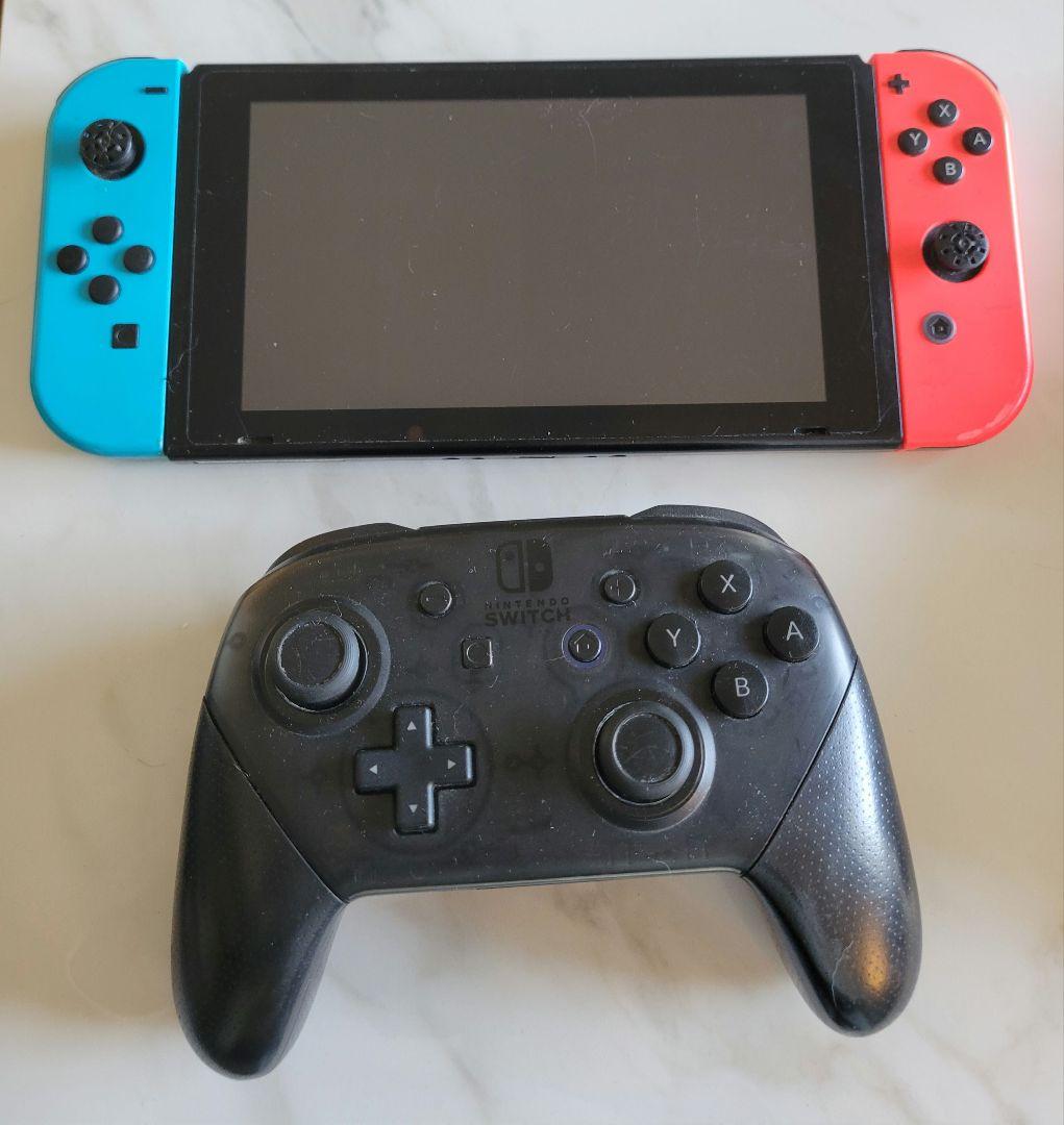 SUBA.T出品　ニンテンドースイッチ本体ジャンク　プロコン動作品セット ジャンク】Nintendo Switch 旧型 本体＋Proコンセット｜Yahoo!フリマ