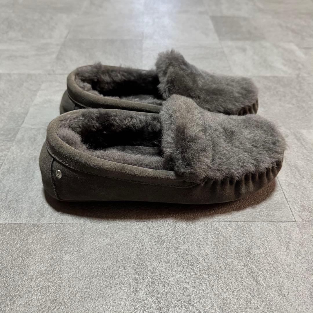 EMU Australia ムートン モカシン ケアンズ 24cm チャコール