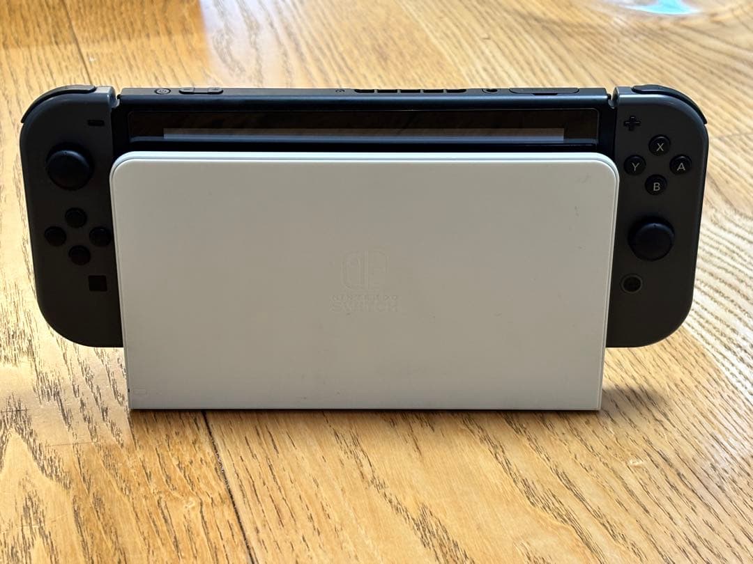 バッテリー強化版】Switch本体 有機EL白ドック＆SD128GB付