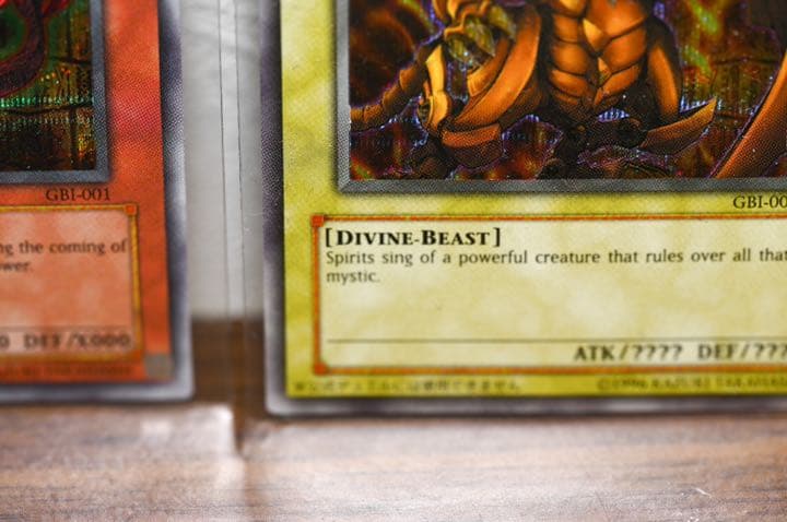 美品】A 遊戯王 三幻神 GBI 英語 シークレット 超希少 ラーの翼神龍