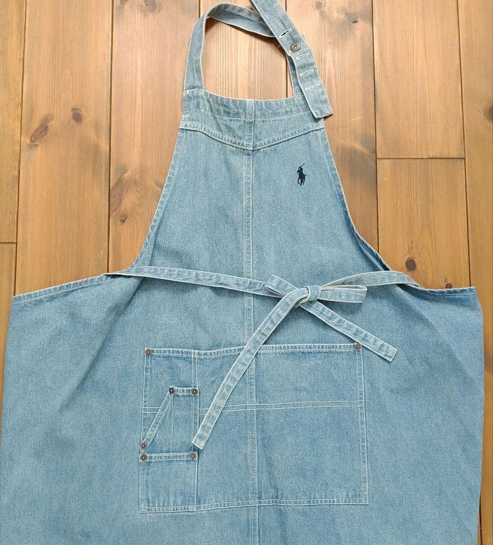 美品】ラルフローレン デニムエプロン - メルカリ