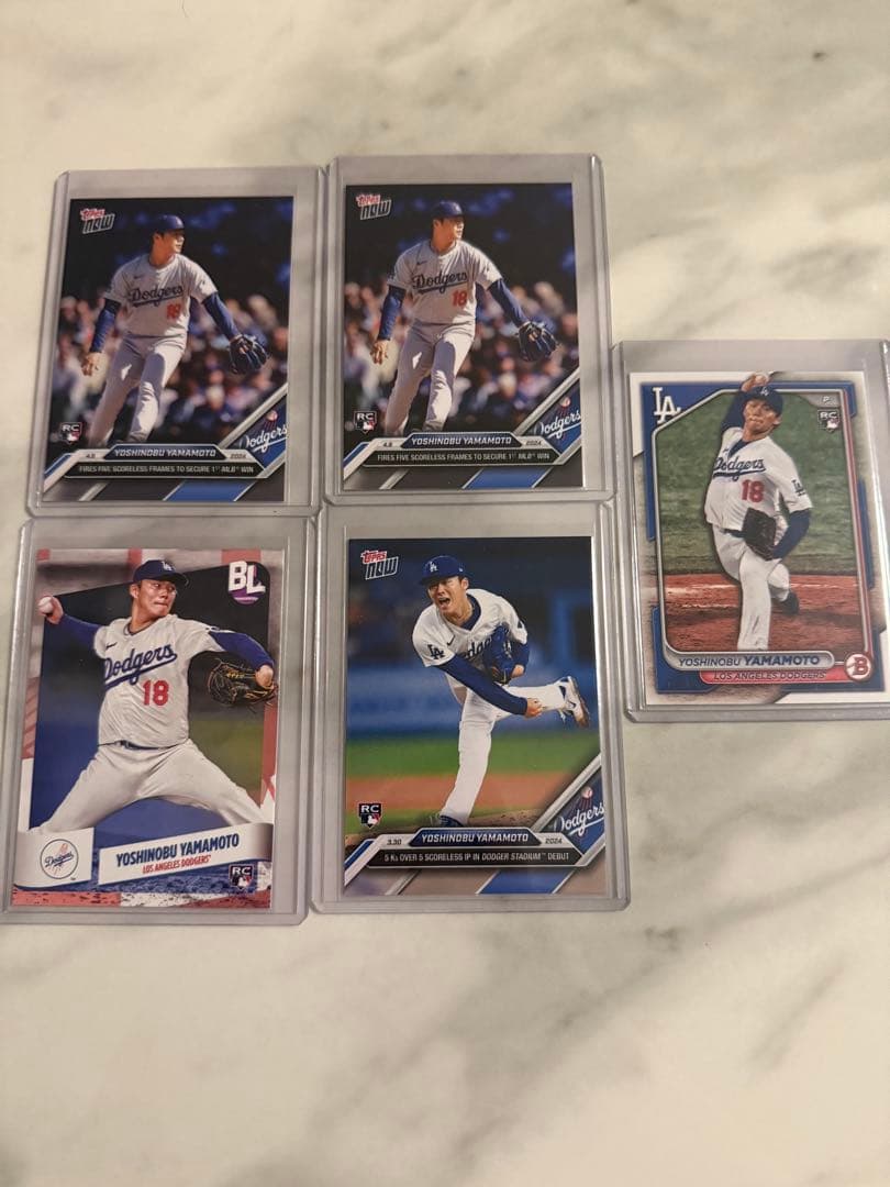 topps now 山本由伸 RC カードセット - メルカリ