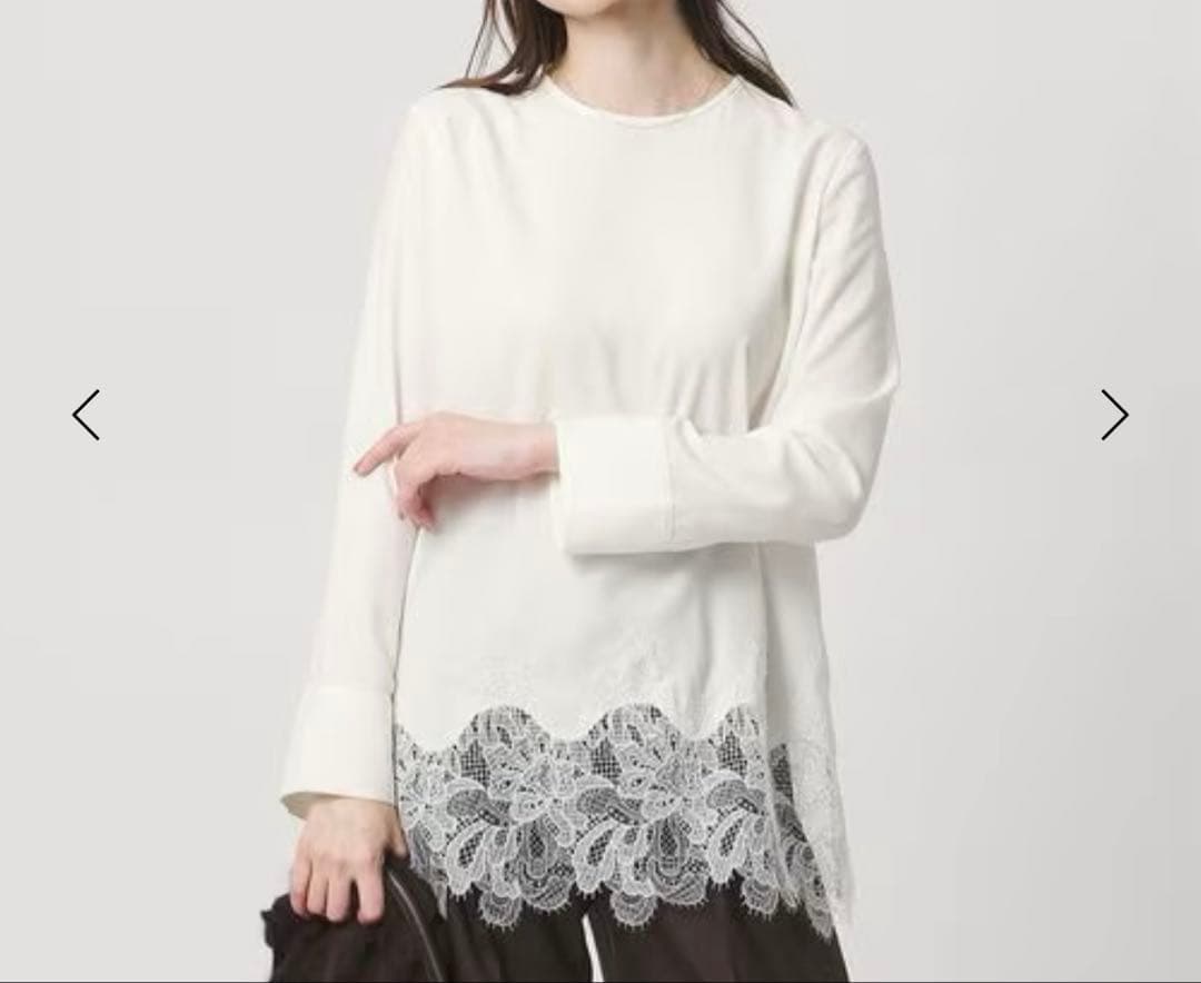 ユナイテッドアローズ　今期ブラウス0157 UNITED ARROWS（ユナイテッドアローズ） ブラウス シャツ サテン V