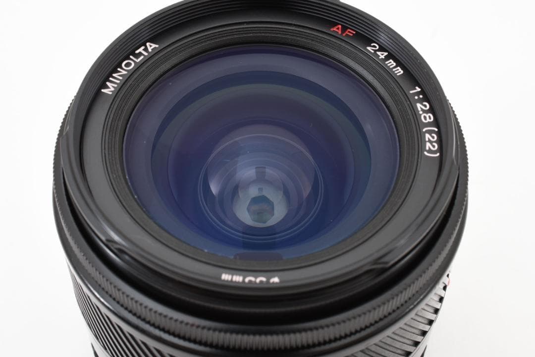 超広角名玉】MINOLTA AF 24mm F2.8 Aマウント SO314