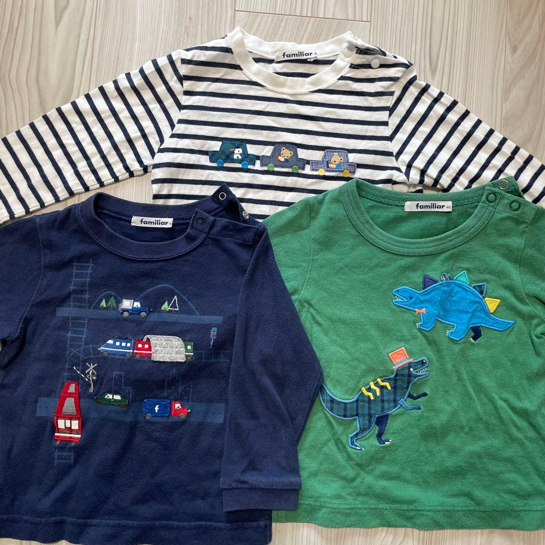まとめ売り】ファミリアfamiliar 90cm長袖Tシャツ - メルカリ