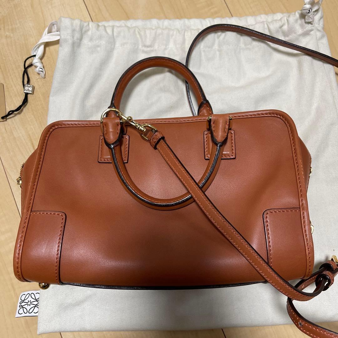 LOEWE AMAZONA 23 BAG ブリックレッド 中古 - メルカリ