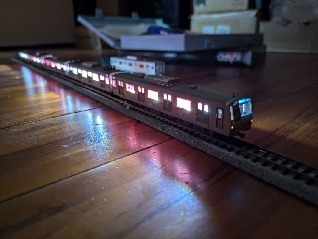 マイクロエース営団地下鉄7000系 冷房準備車6両セット室内灯、GM