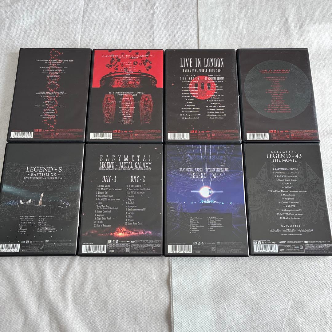 BABYMETAL ベビメタ DVD まとめ売り LEGEND-M - メルカリ