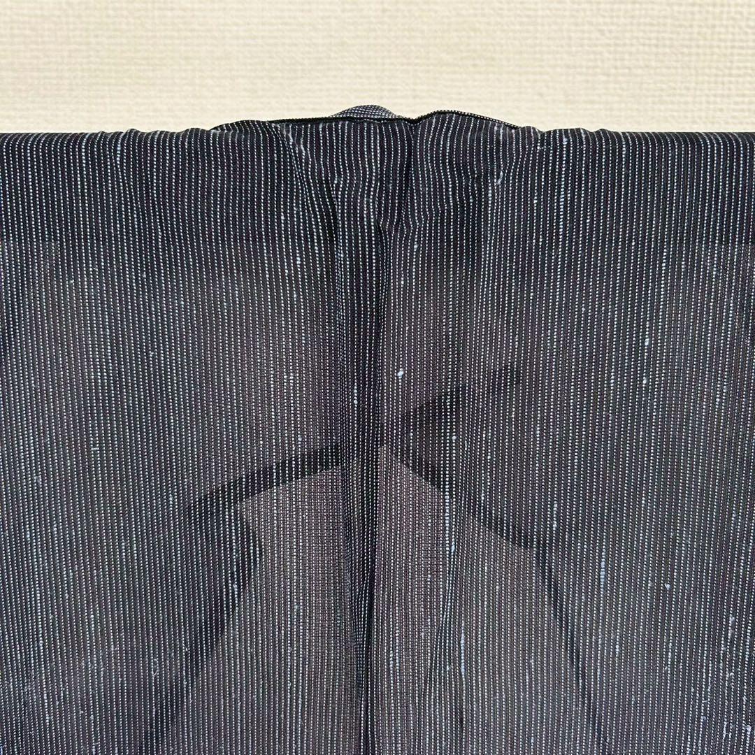 身幅大きめ 夏着物 裄69.5紗織 藍染め やまとお誂え 希少サイズT-7157