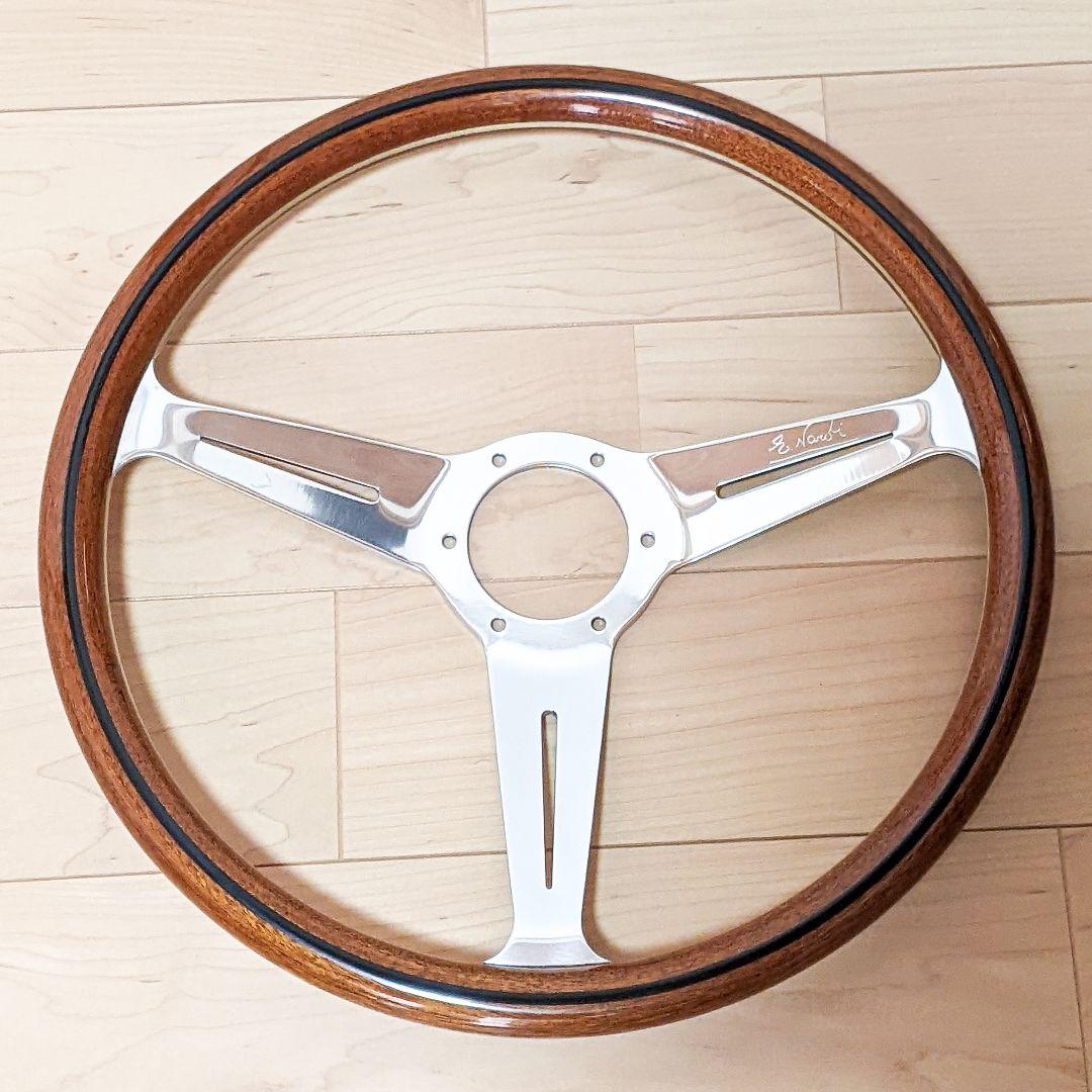 ナルディ NARDI ステアリング ウッドステアリング 36 当時物 新品未