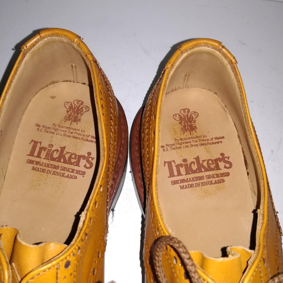 c0903 新品同様 箱袋付き トリッカーズ M5633 ウイングチップ 8 - メルカリ