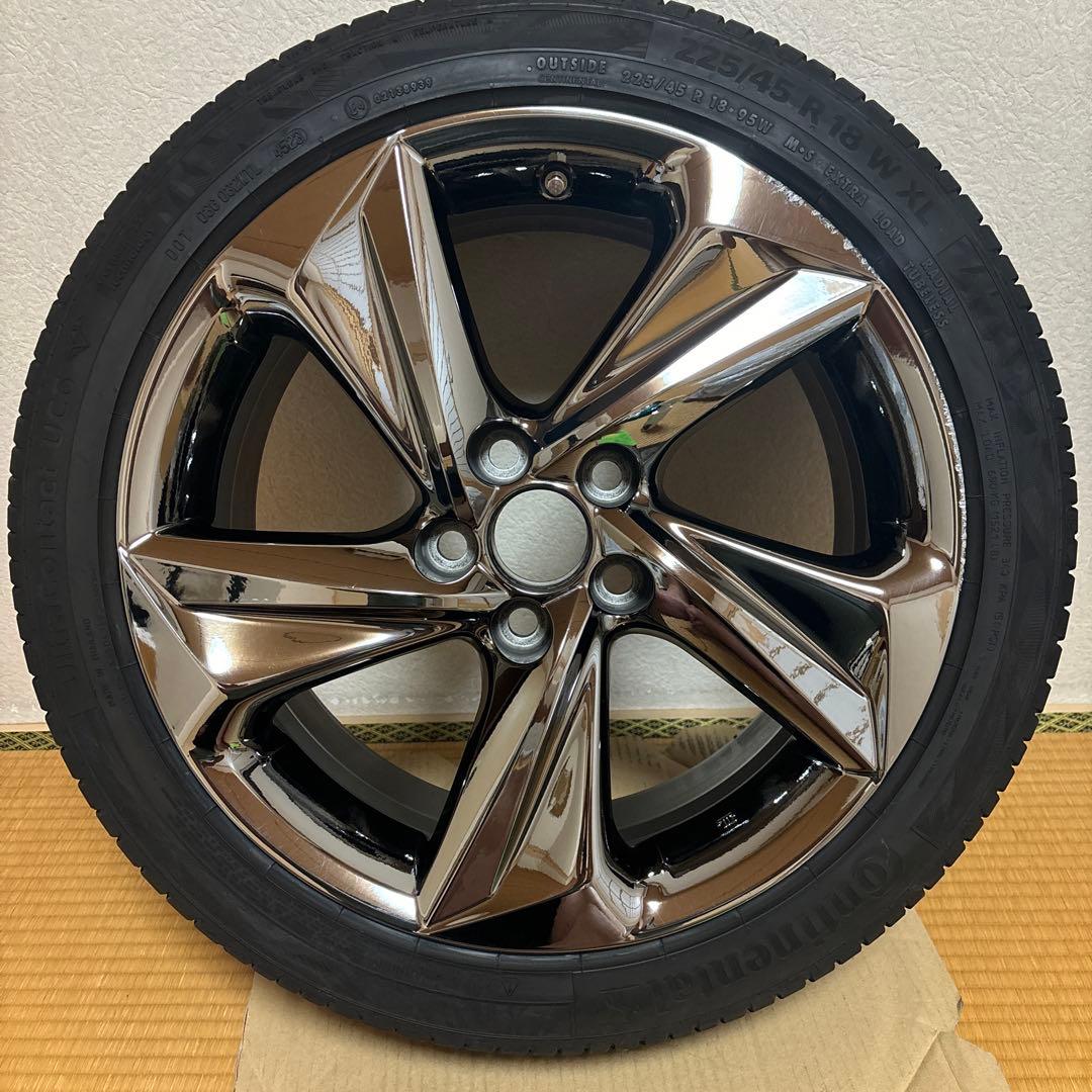 トヨタ 220系 クラウン RS 18インチ 純正ホイールスパッタリング